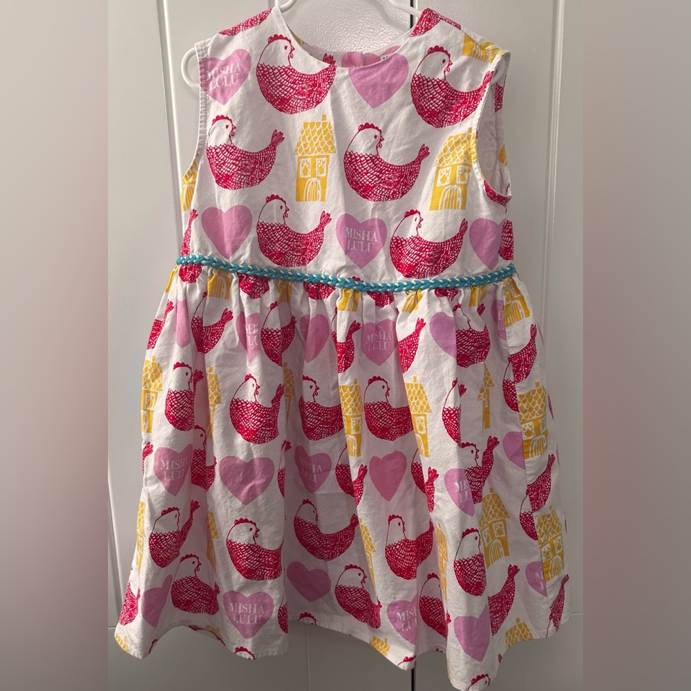 Misha Lulu Hen and Houses dress, girls size 10